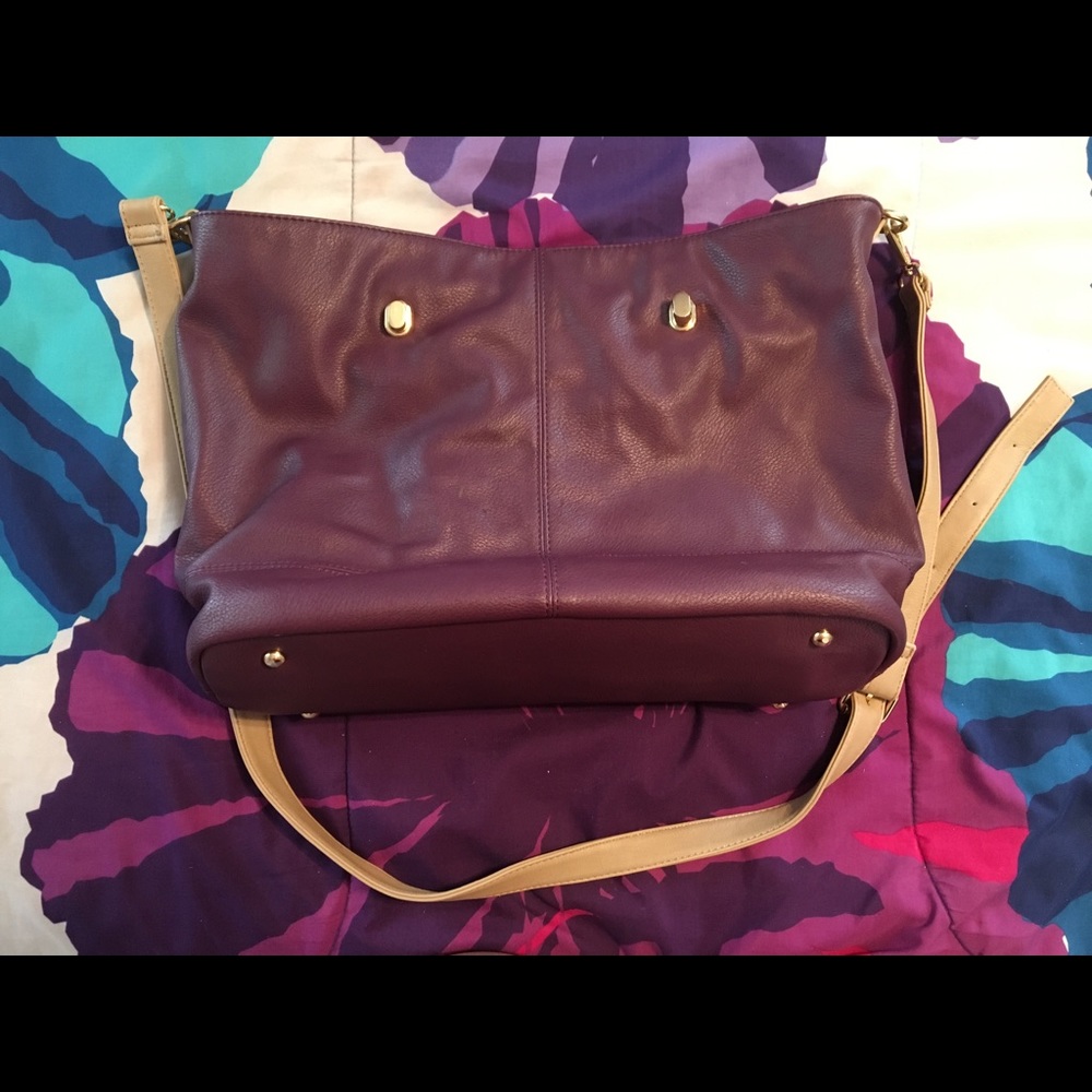Purple Satchel Bag
